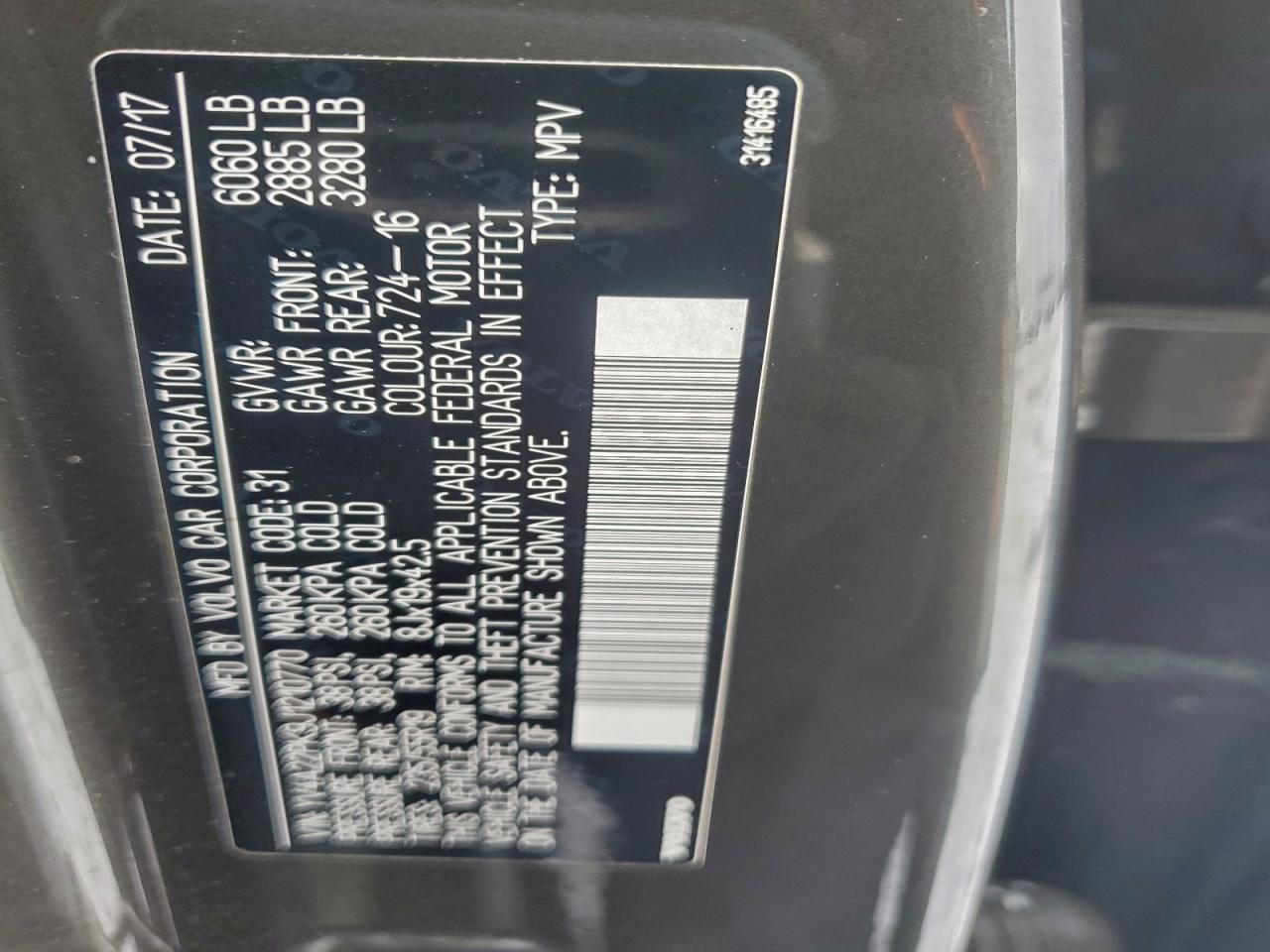 2018 VOLVO XC90 T6 photo 13