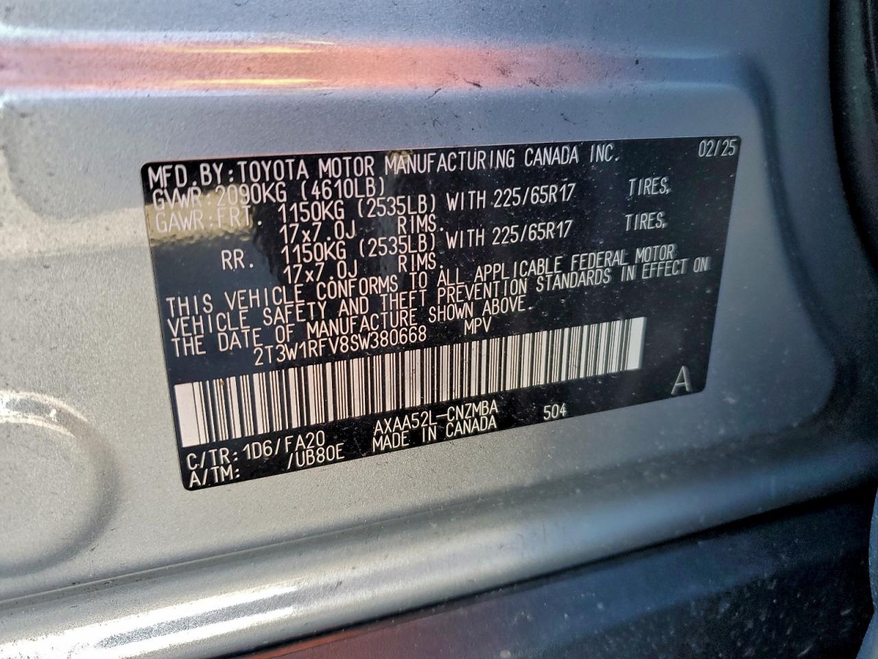 2025 TOYOTA RAV4 XLE photo 13