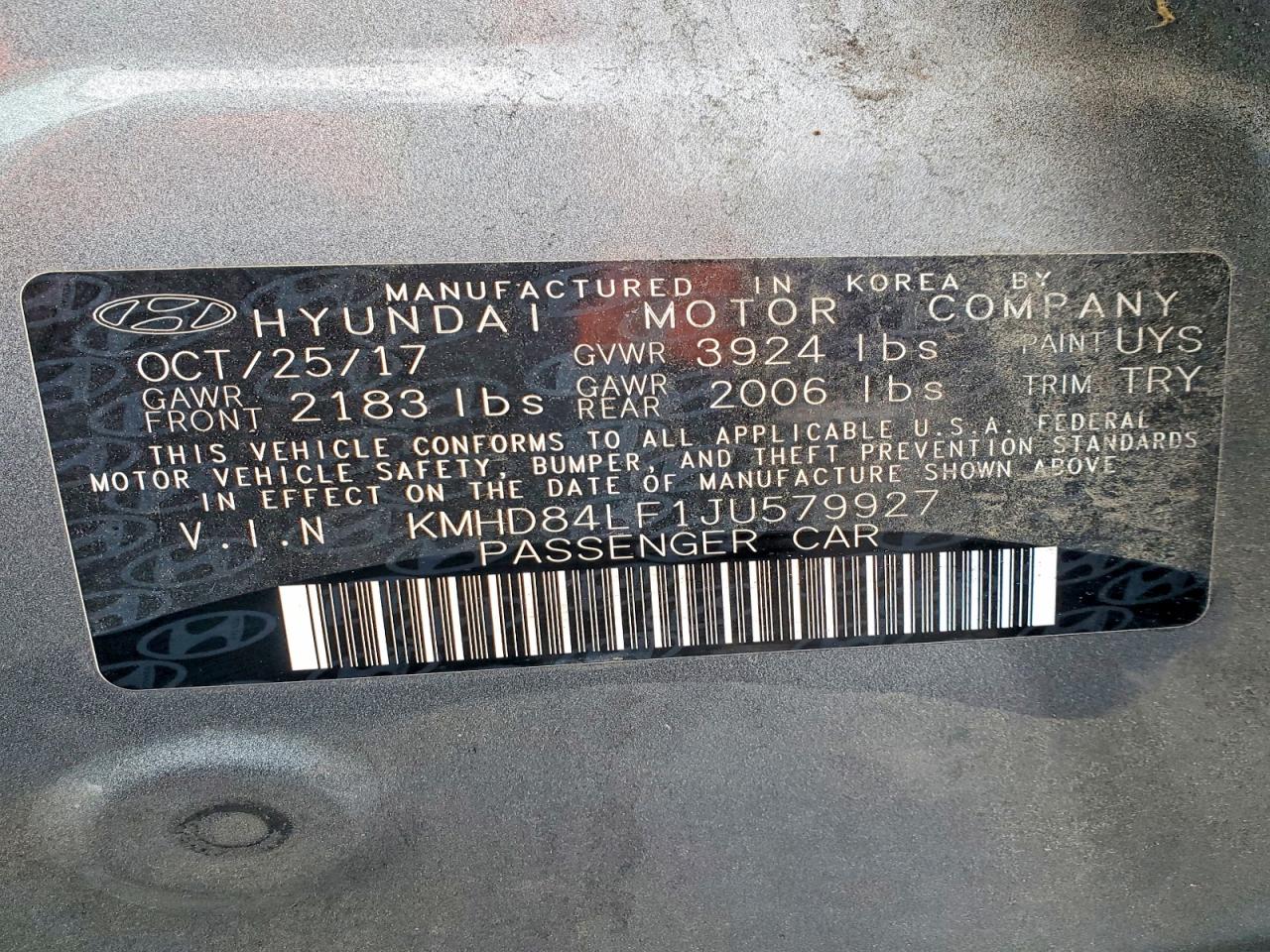 2018 HYUNDAI ELANTRA SEL photo 13