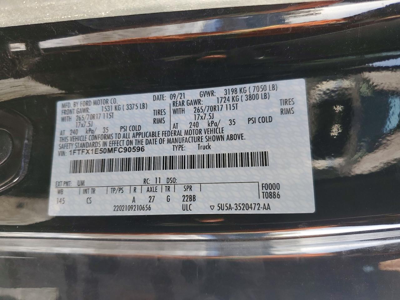 2021 FORD F150 SUPER CAB photo 23