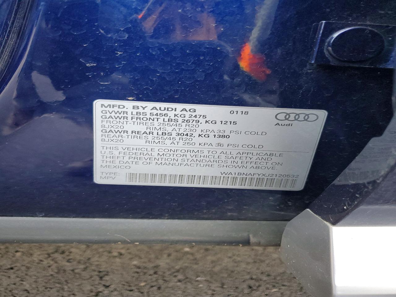 2018 AUDI Q5 PREMIUM PLUS photo 13