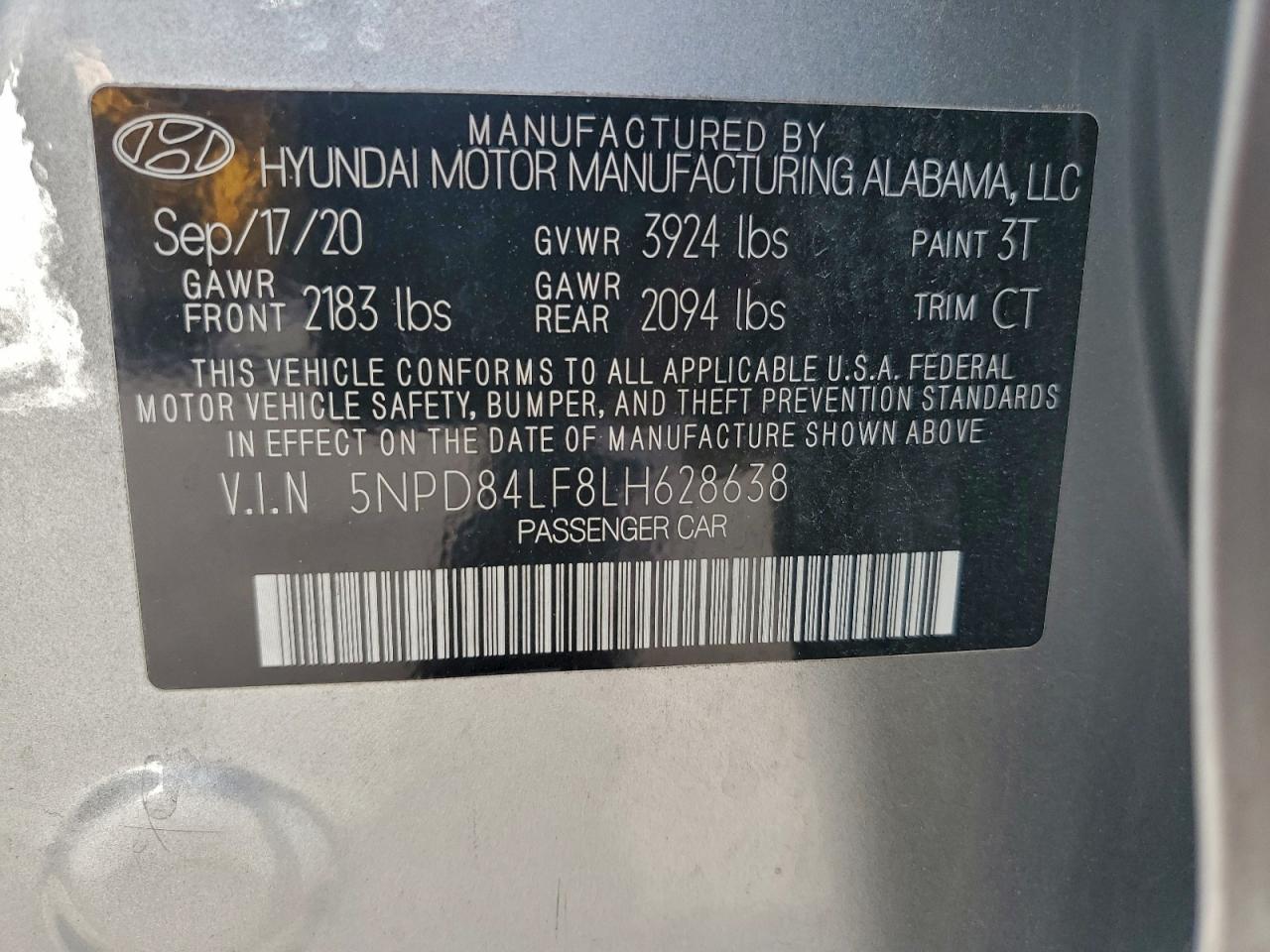2020 HYUNDAI ELANTRA SEL photo 13
