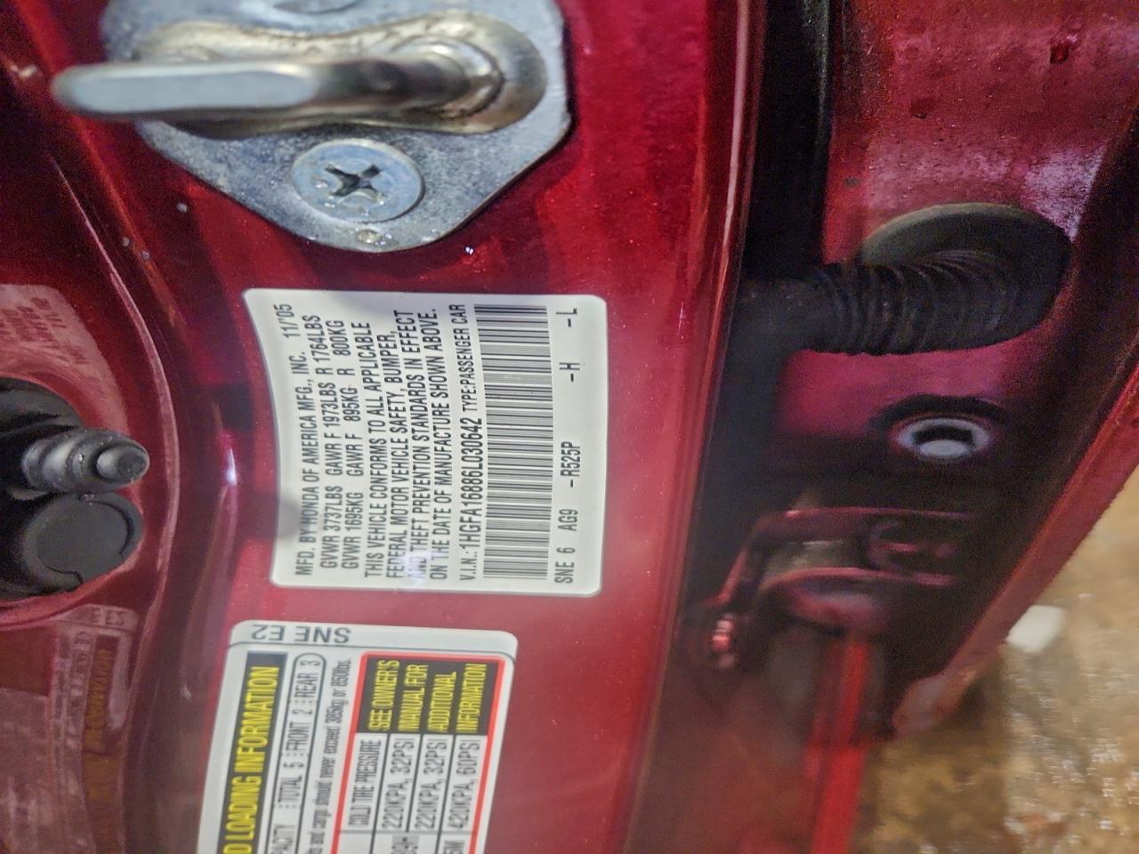 2006 HONDA CIVIC EX photo 25