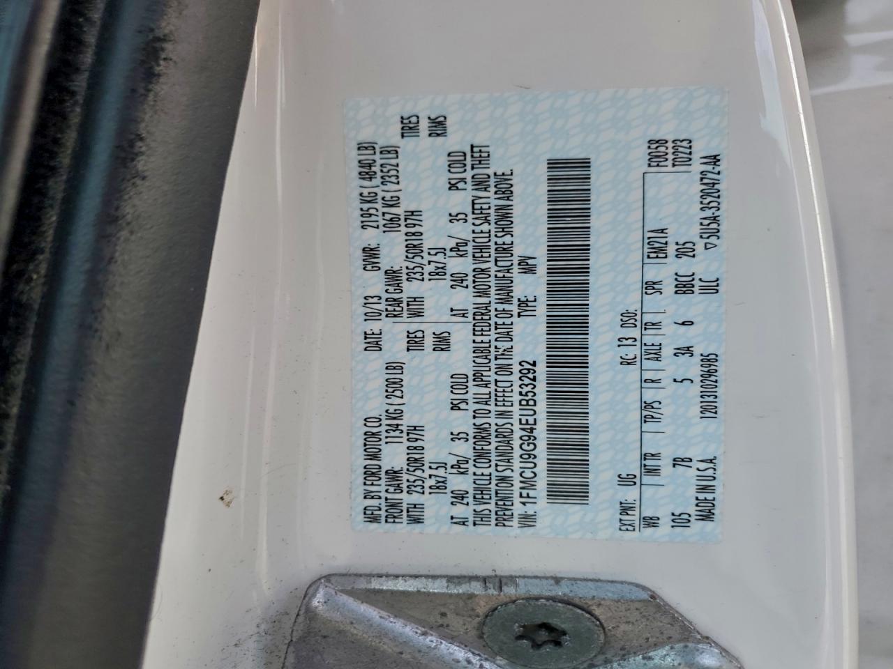 2014 FORD ESCAPE SE photo 23