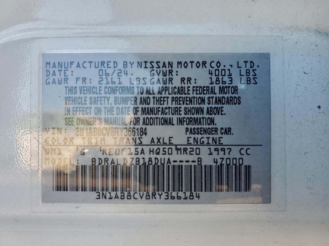 2024 NISSAN SENTRA SV photo 23