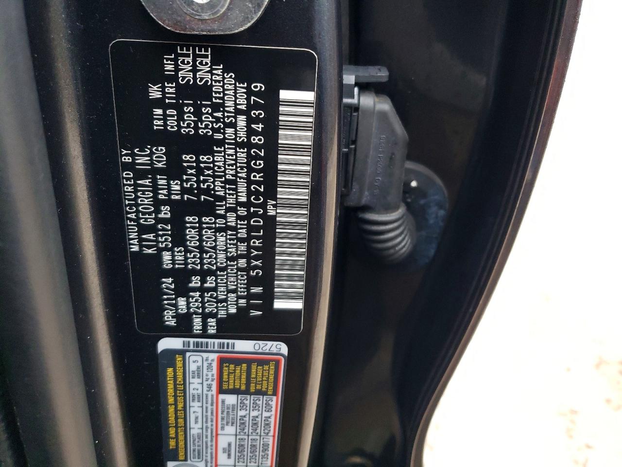 2024 KIA SORENTO S photo 25