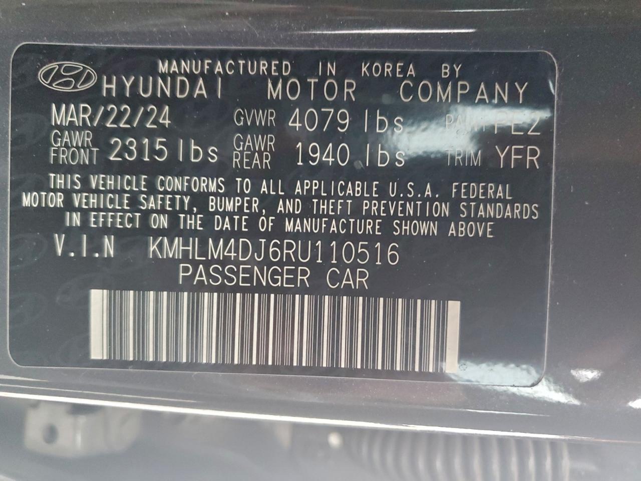 2024 HYUNDAI ELANTRA BLUE photo 23