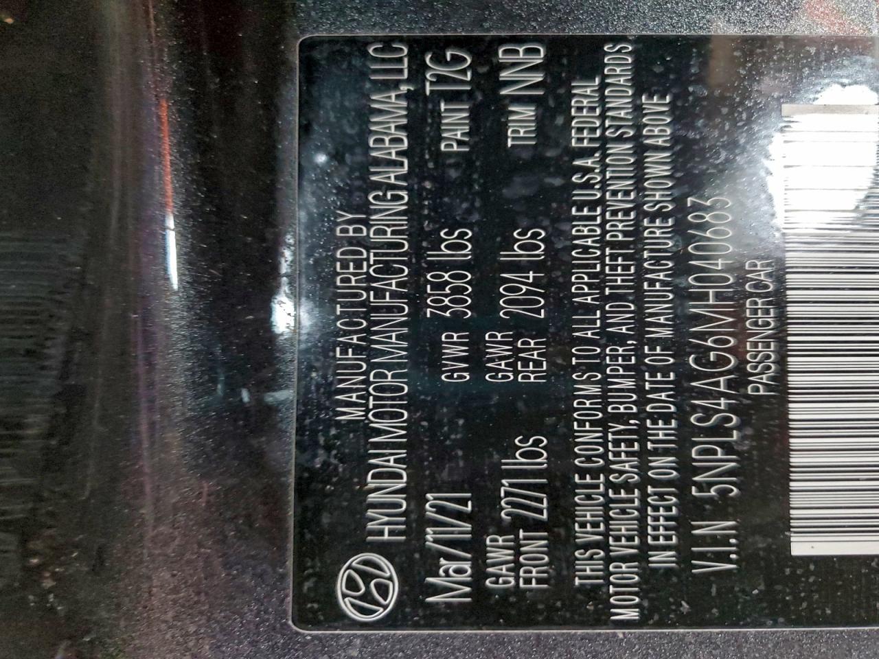 2021 HYUNDAI ELANTRA SEL photo 12
