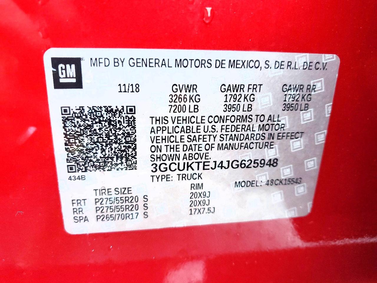 2018 CHEVROLET SILVERADO K1500 HIGH COUNTRY photo 12