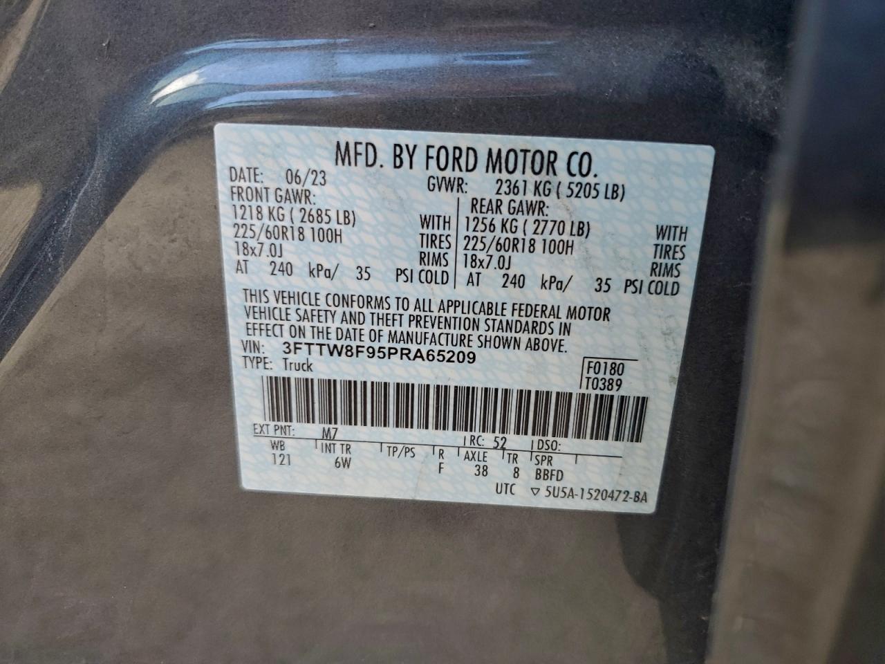 2023 FORD MAVERICK XL photo 12