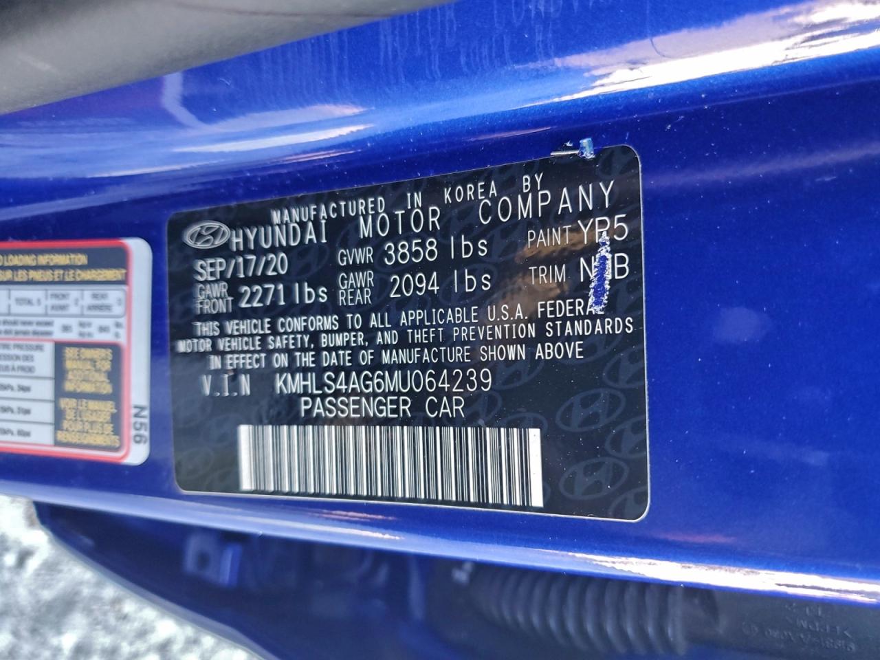 2021 HYUNDAI ELANTRA SEL photo 25