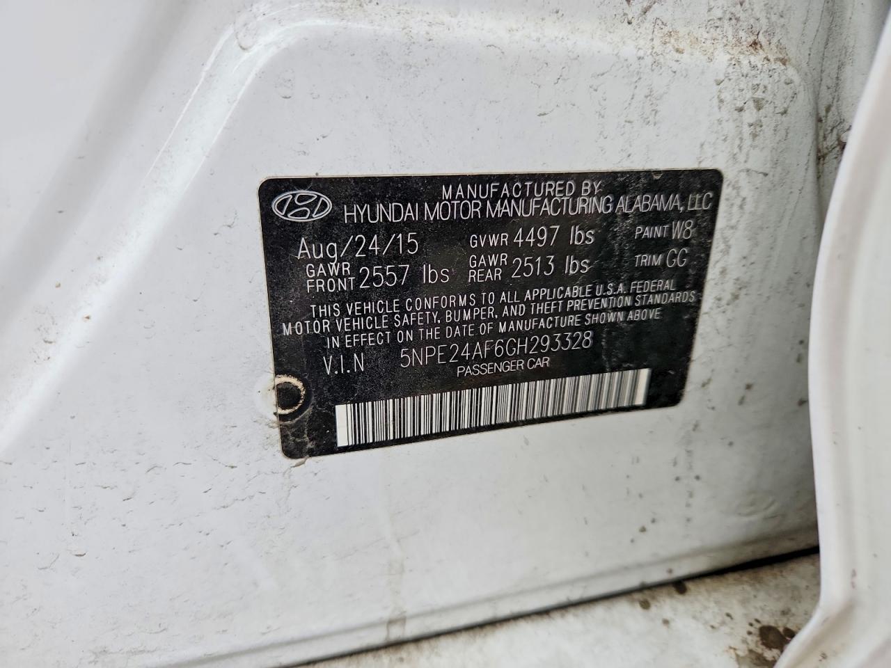 2016 HYUNDAI SONATA SE photo 12