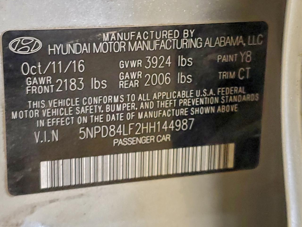 2017 HYUNDAI ELANTRA SE photo 12