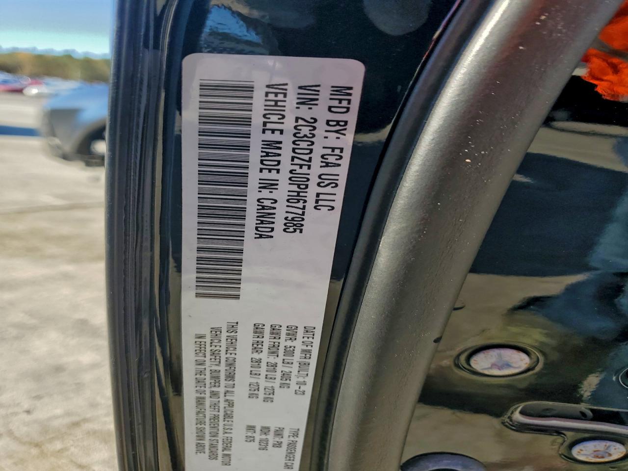 2023 DODGE CHALLENGER R/T SCAT PACK photo 12