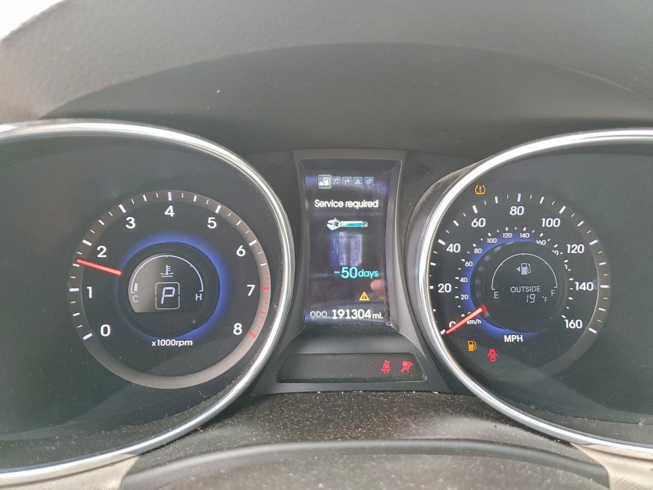 2014 HYUNDAI SANTA FE GLS photo 9