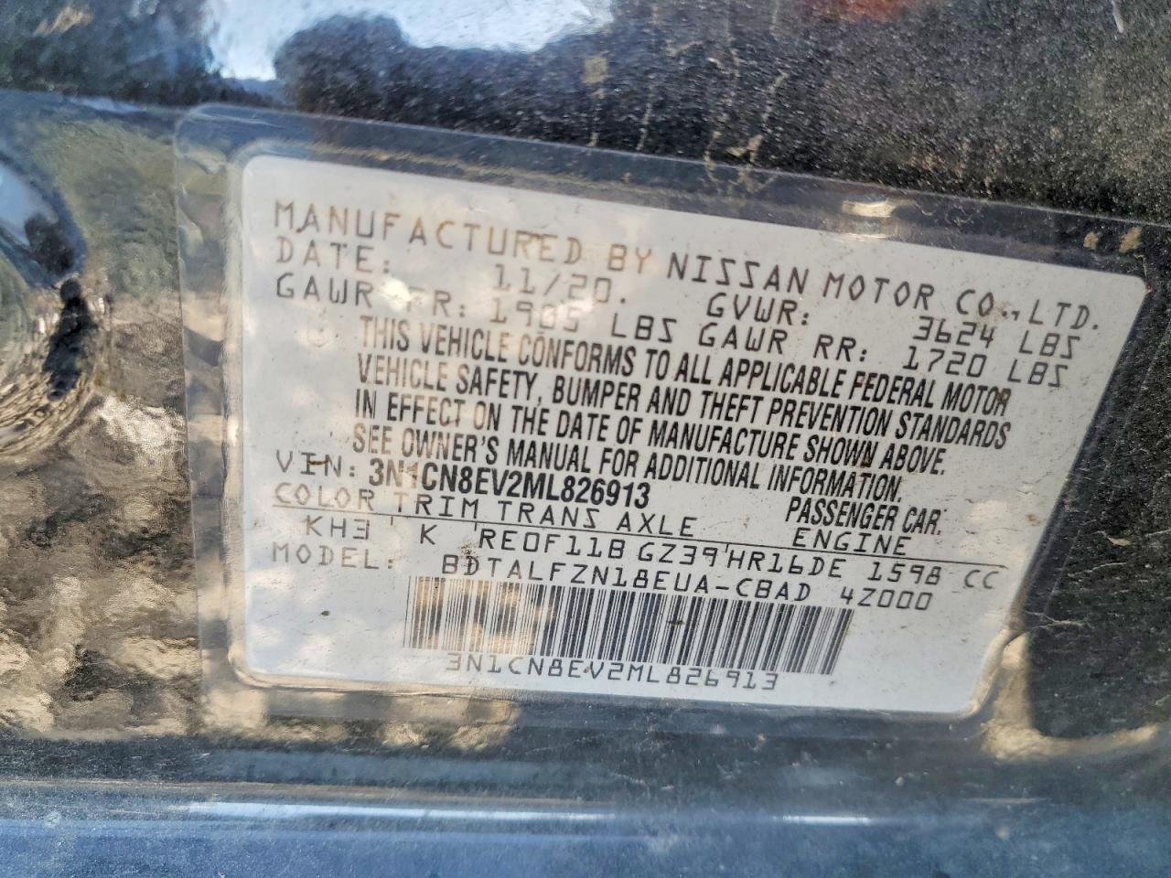 2021 NISSAN VERSA SV photo 23