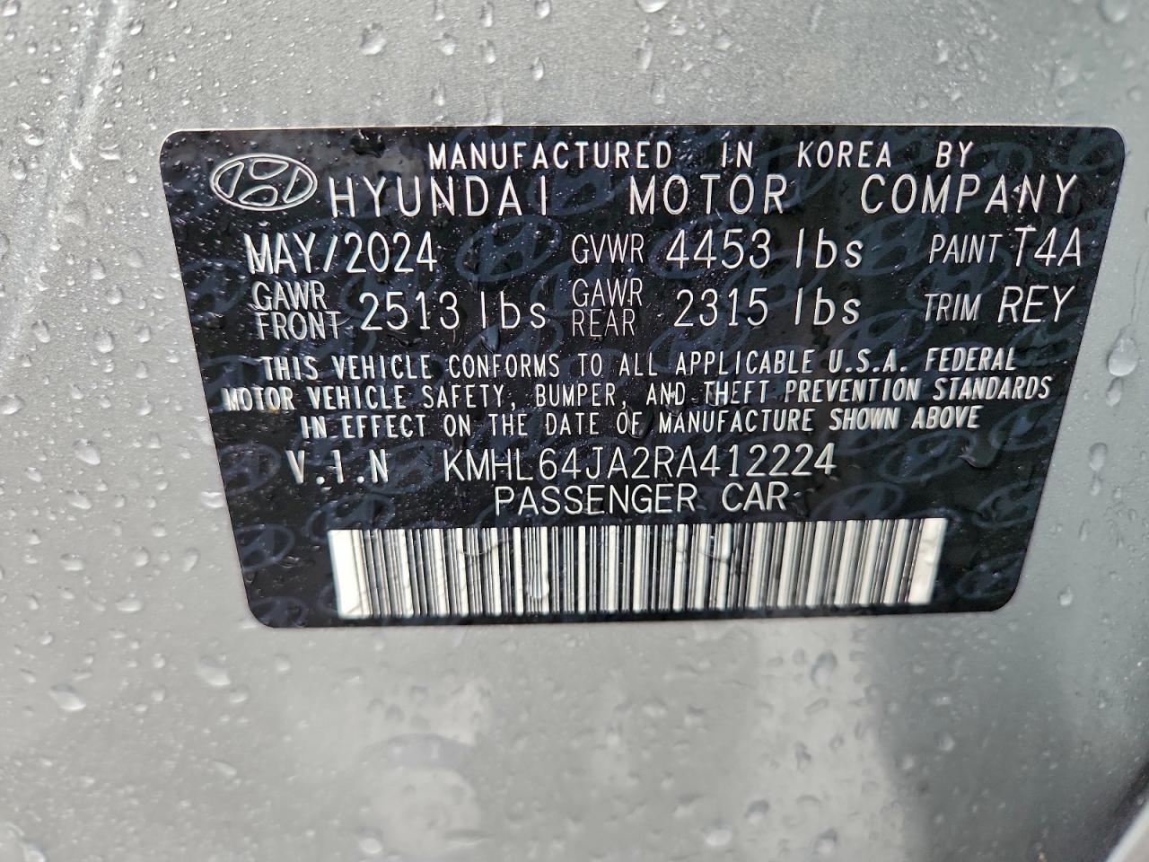 2024 HYUNDAI SONATA SEL photo 13