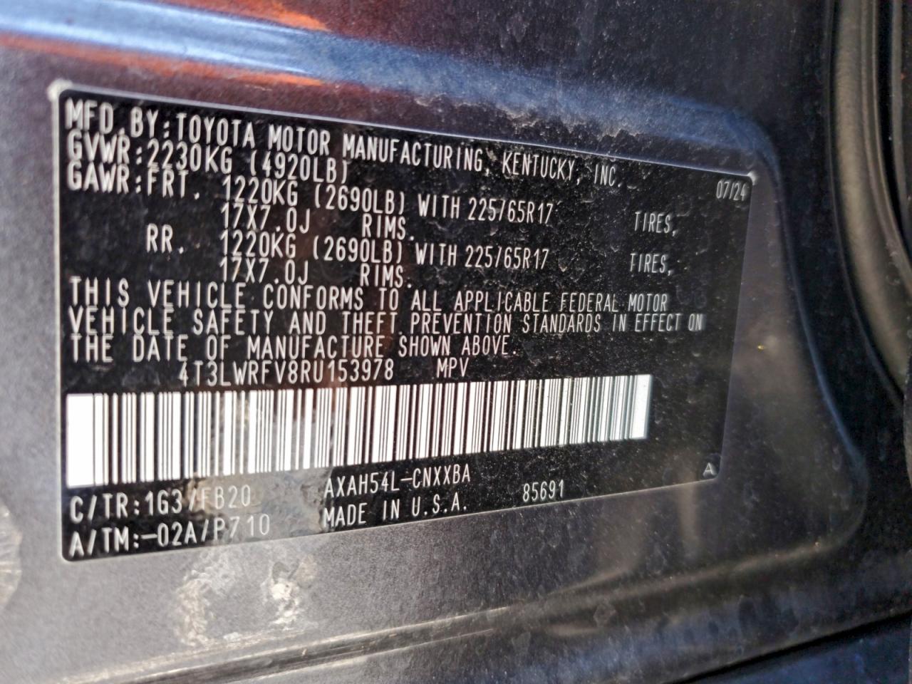 2024 TOYOTA RAV4 LE photo 13
