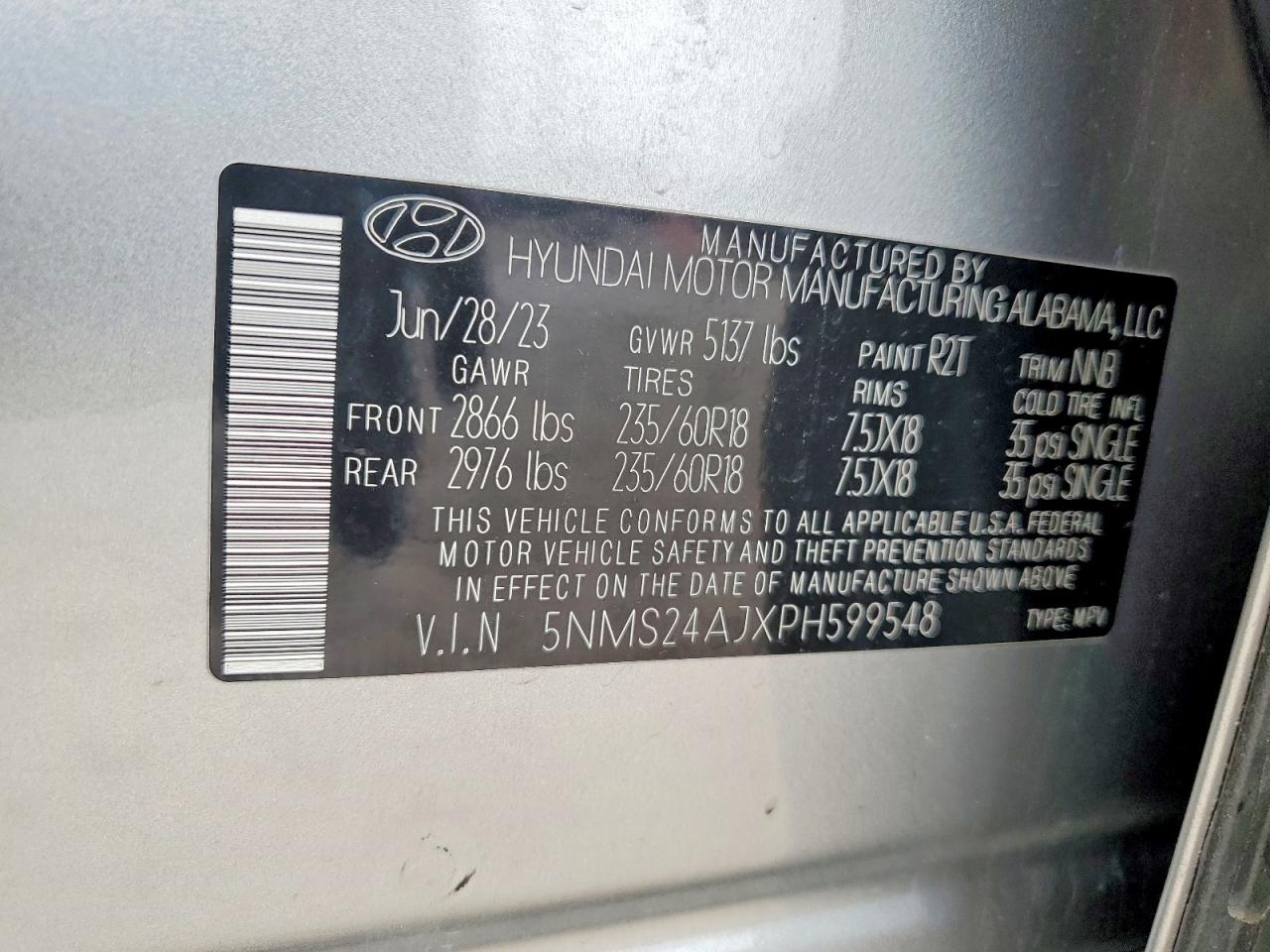 2023 HYUNDAI SANTA FE SEL photo 40