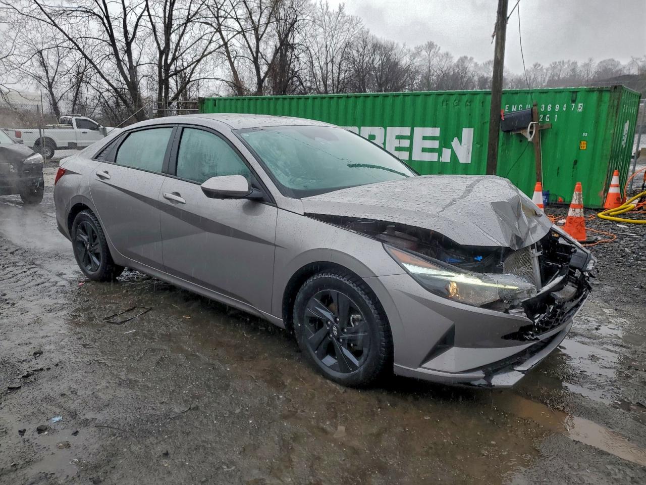 2023 HYUNDAI ELANTRA BLUE photo 7