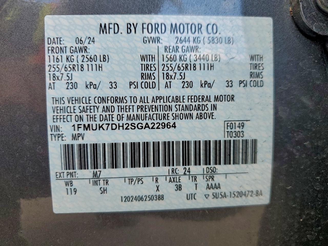 2025 FORD EXPLORER ACTIVE photo 25