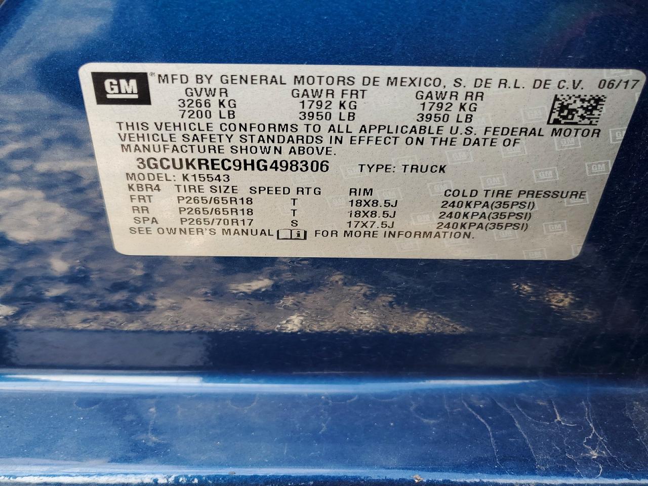2017 CHEVROLET SILVERADO K1500 LT photo 23