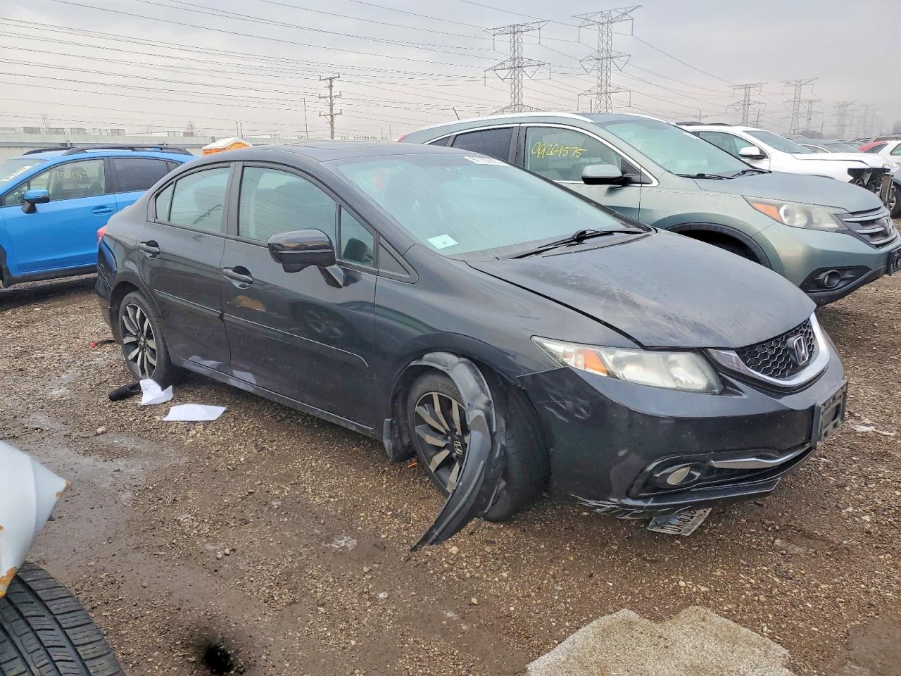2014 HONDA CIVIC EXL photo 4