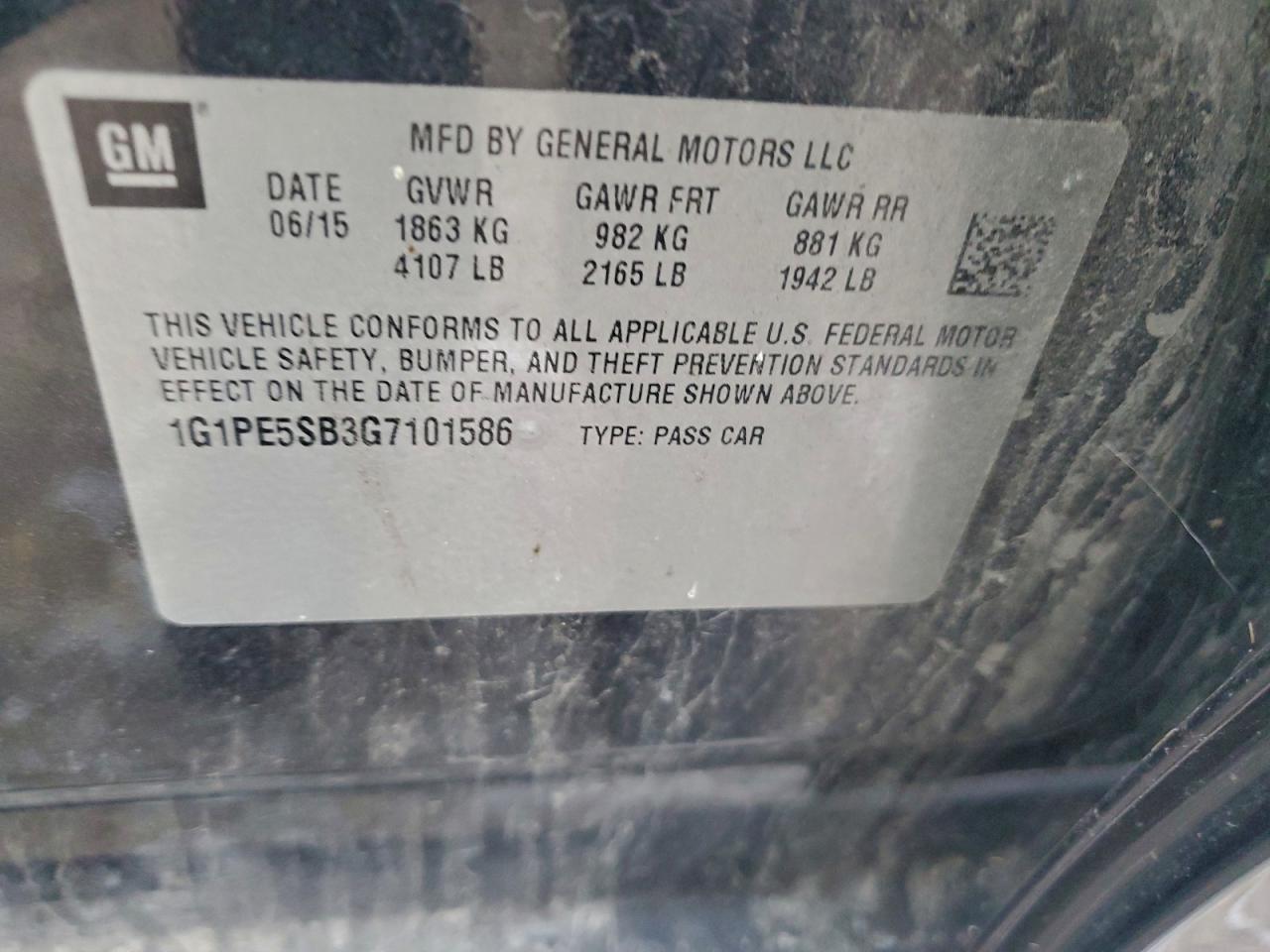2016 CHEVROLET CRUZE LIMITED LT photo 23
