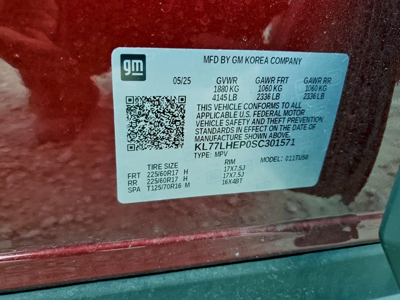 2025 CHEVROLET TRAX 1LT photo 14