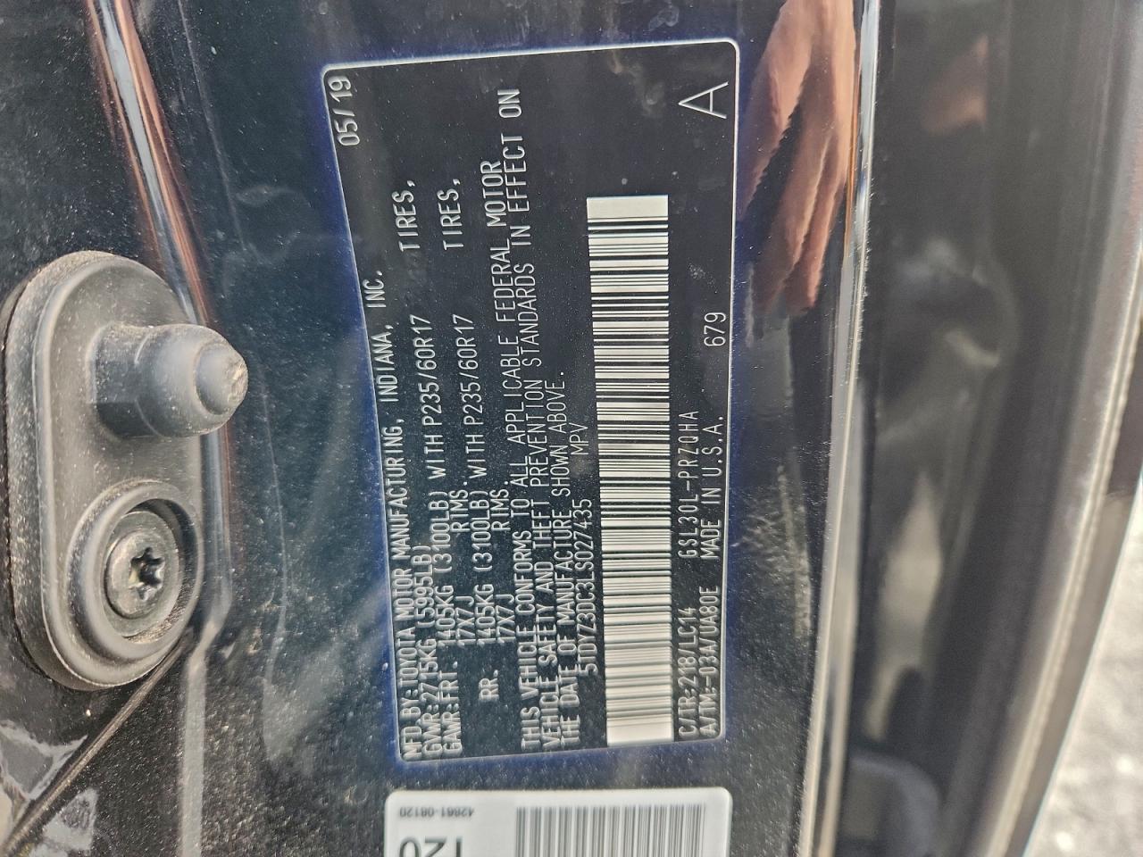 2020 TOYOTA SIENNA XLE photo 13