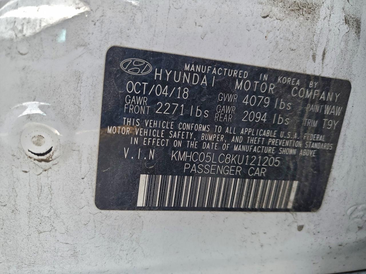 2019 HYUNDAI IONIQ LIMITED photo 12