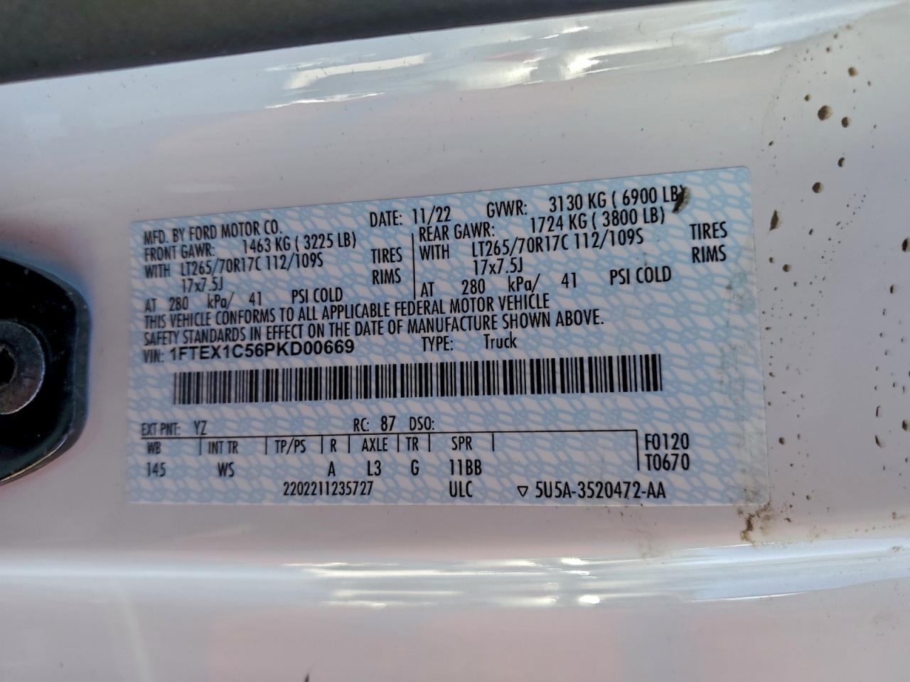 2023 FORD F150 SUPER CAB photo 13