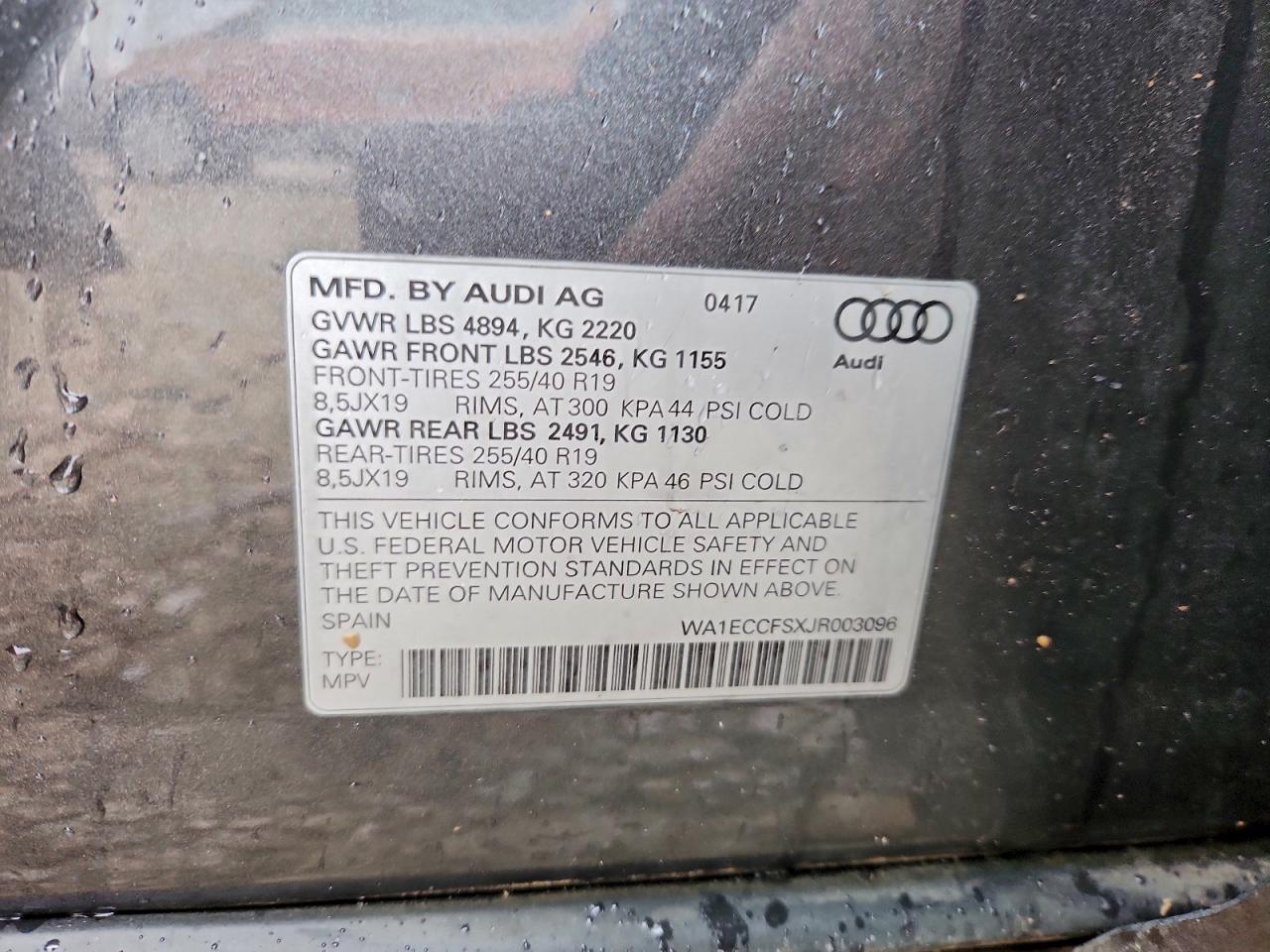 2018 AUDI Q3 PREMIUM photo 37