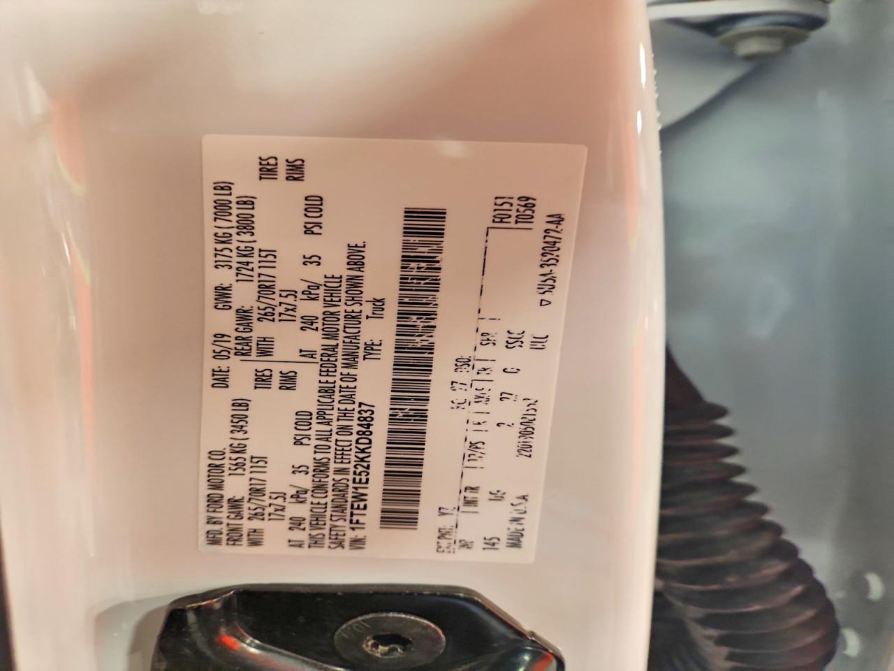 2019 FORD F150 SUPERCREW photo 23