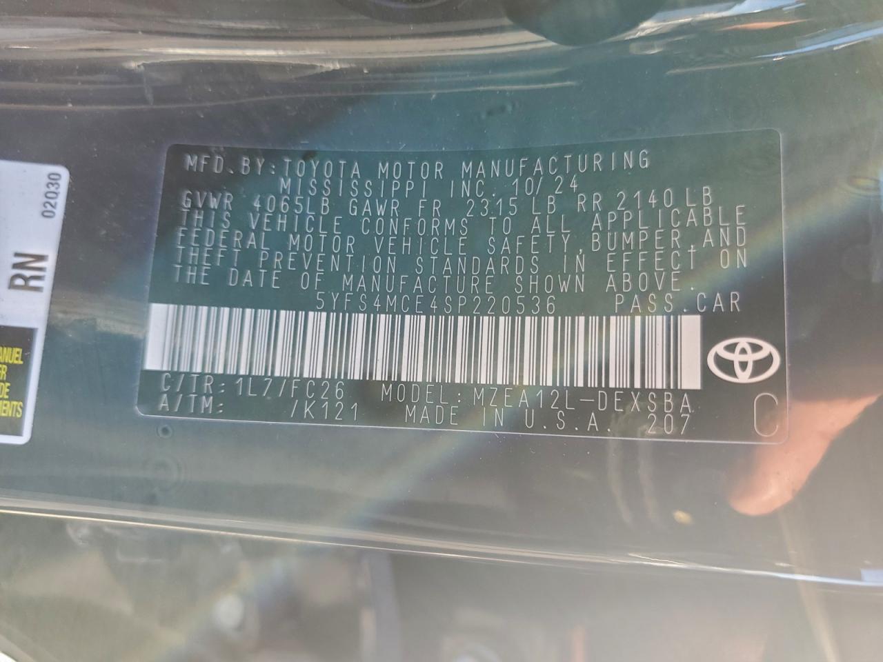 2025 TOYOTA COROLLA SE photo 12