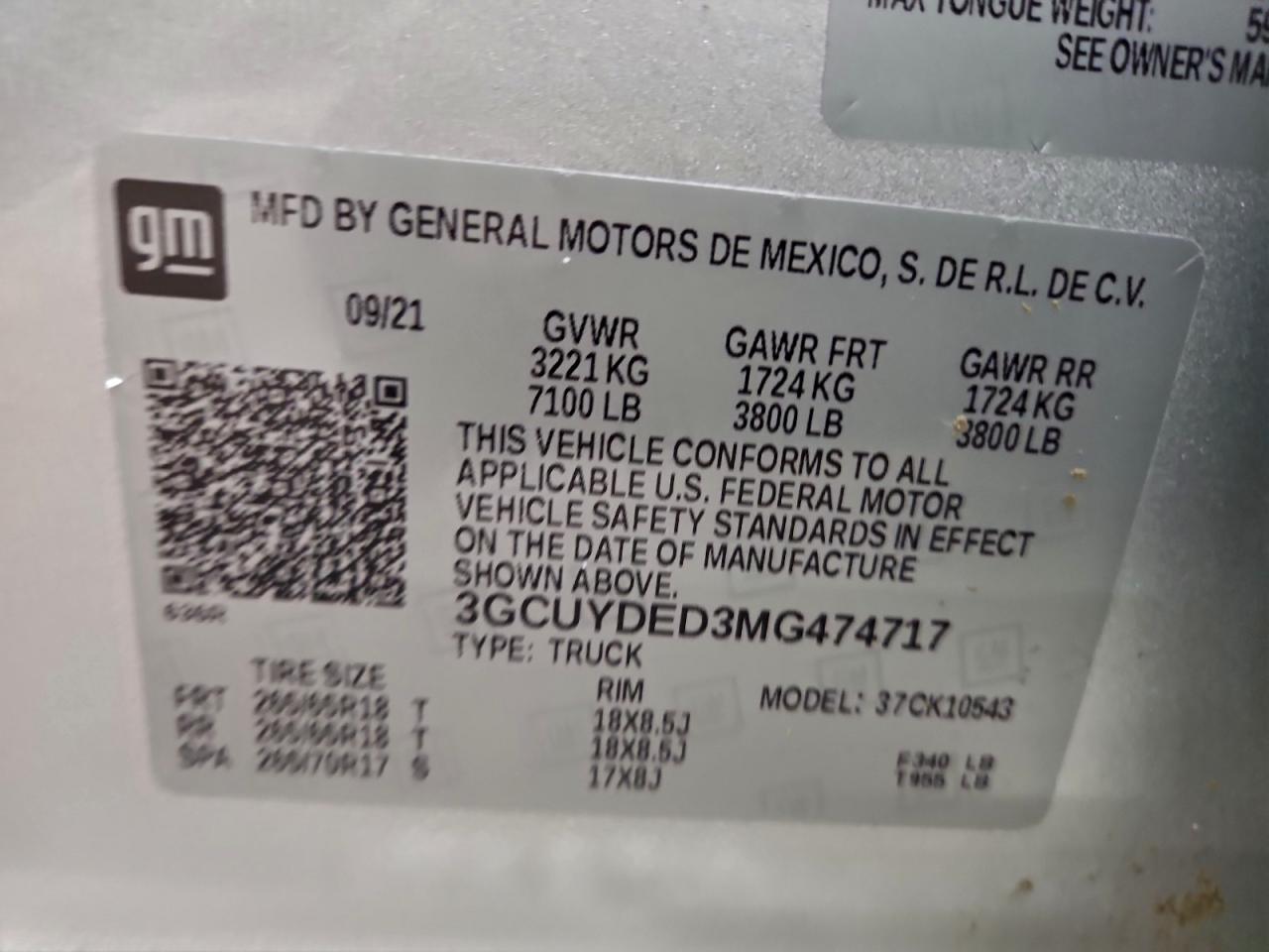 2021 CHEVROLET SILVERADO K1500 LT photo 12