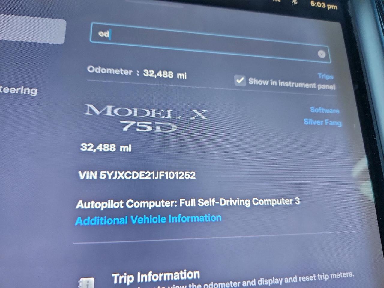 2018 TESLA MODEL X photo 9