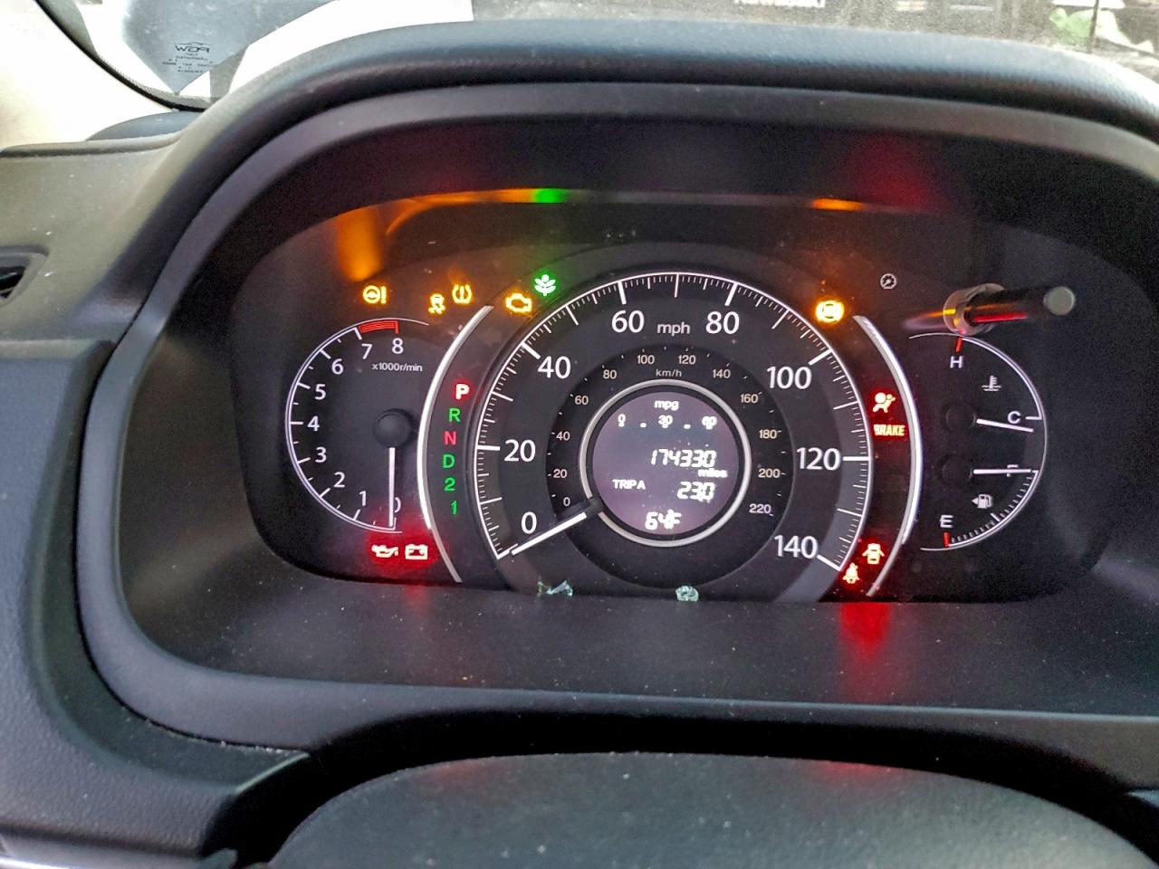 2012 HONDA CR-V LX photo 9