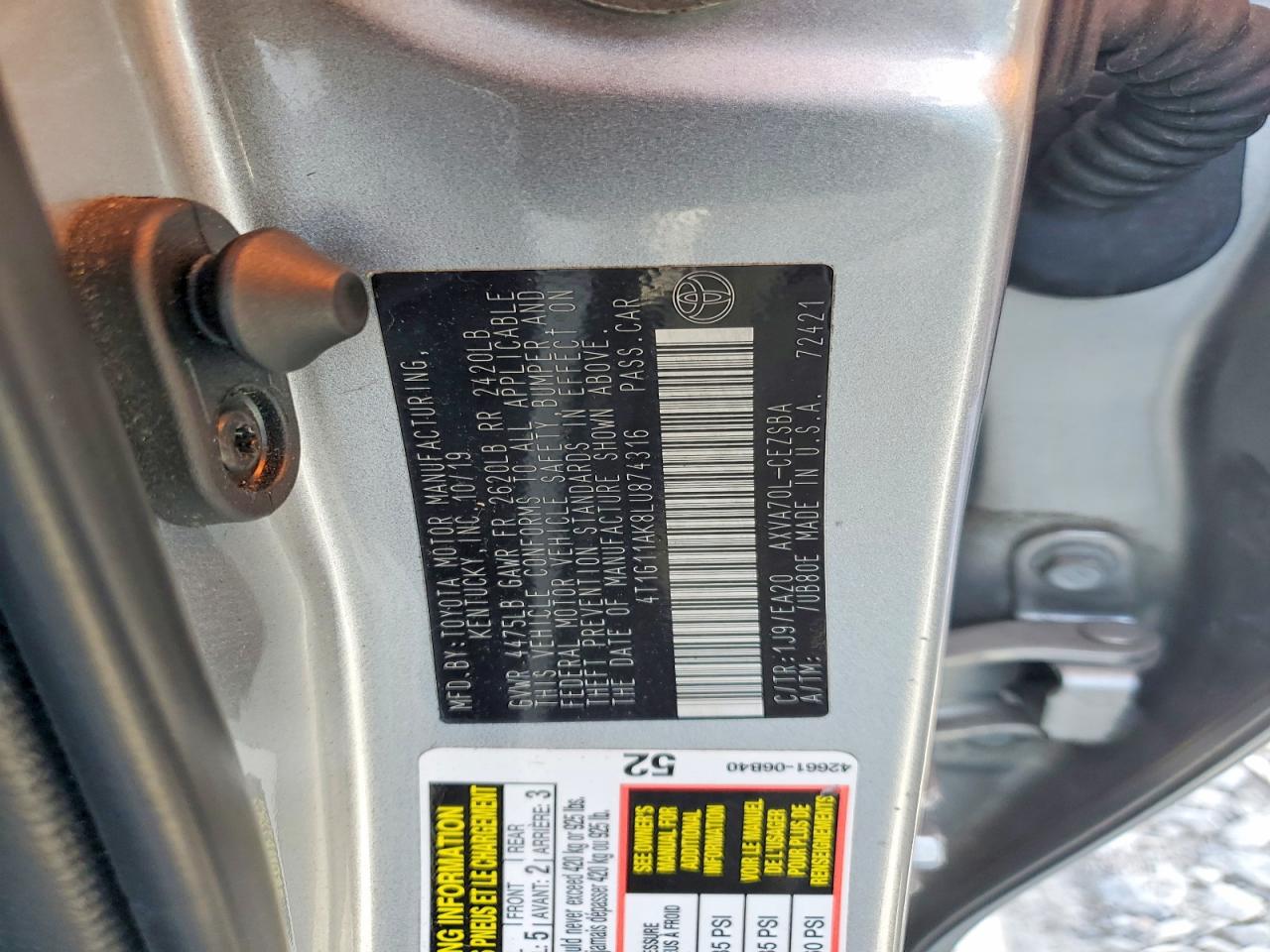 2020 TOYOTA CAMRY SE photo 23