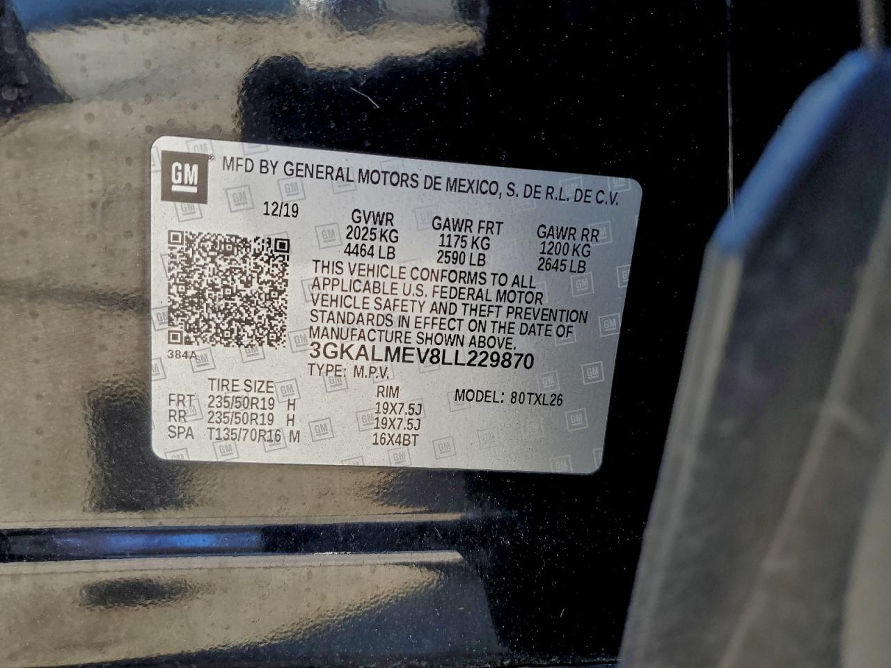 2020 GMC TERRAIN SLE photo 12