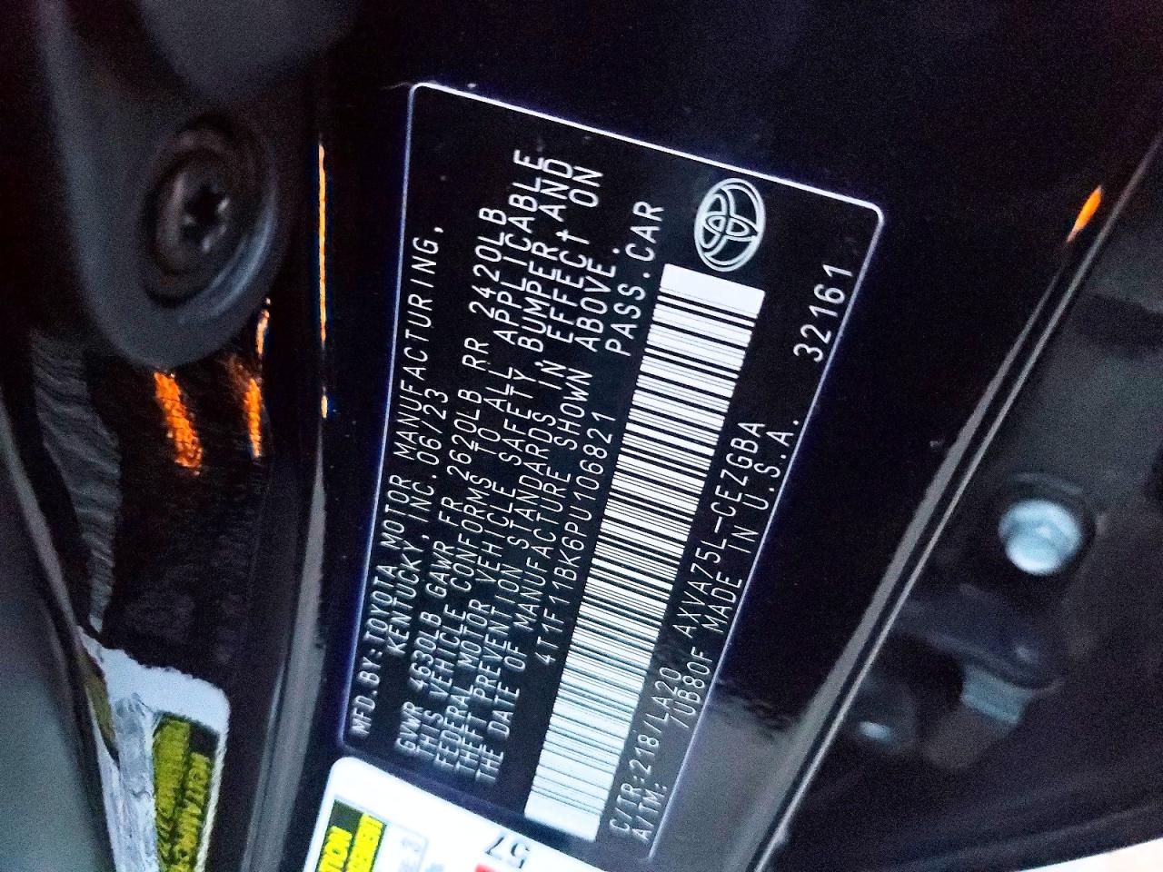 2023 TOYOTA CAMRY XLE photo 12