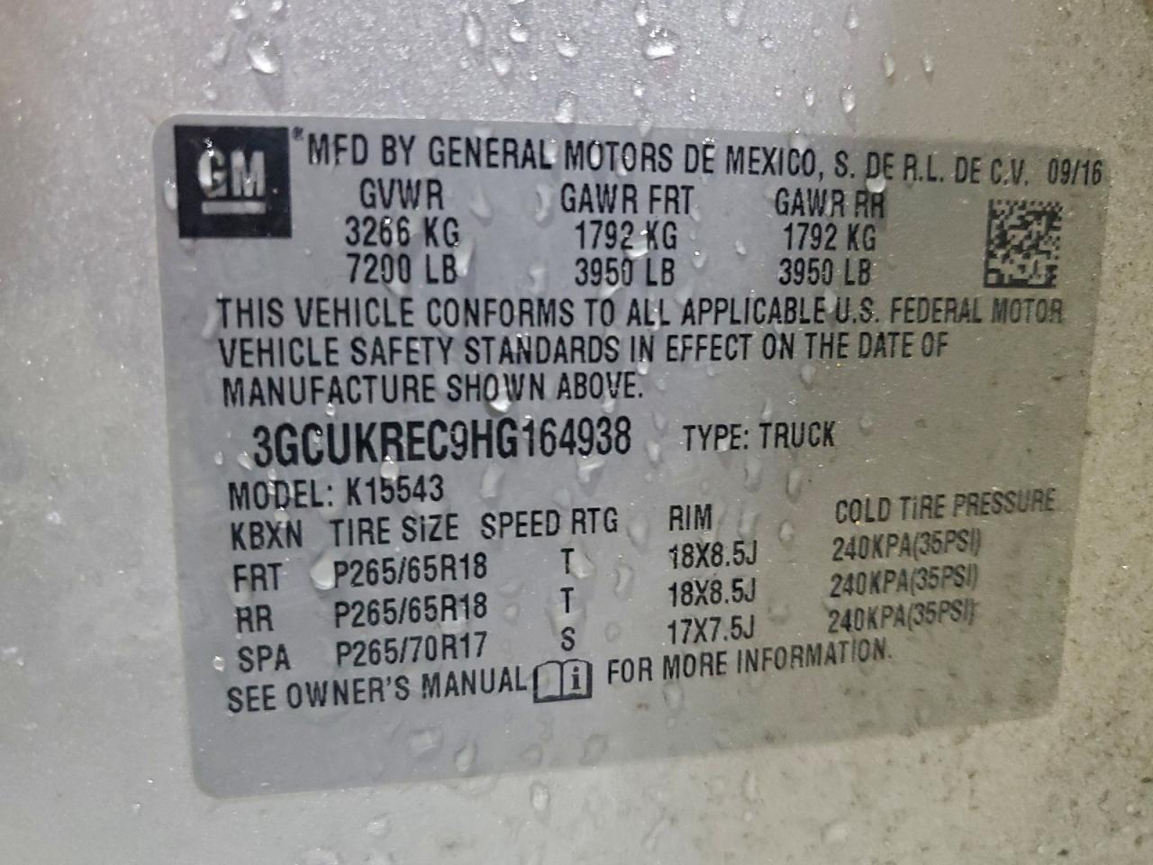 2017 CHEVROLET SILVERADO K1500 LT photo 23