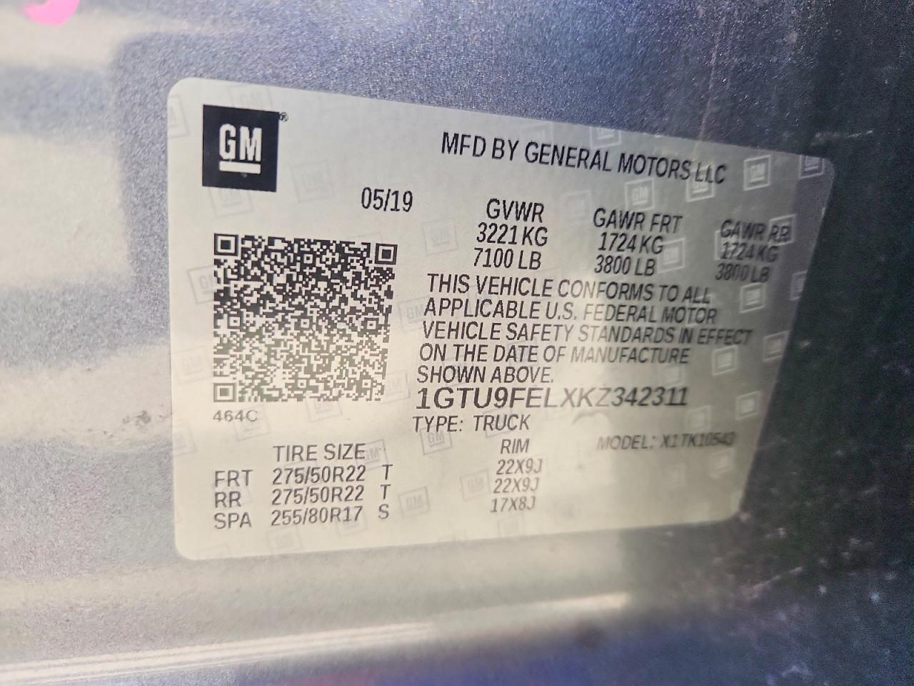 2019 GMC SIERRA photo 12