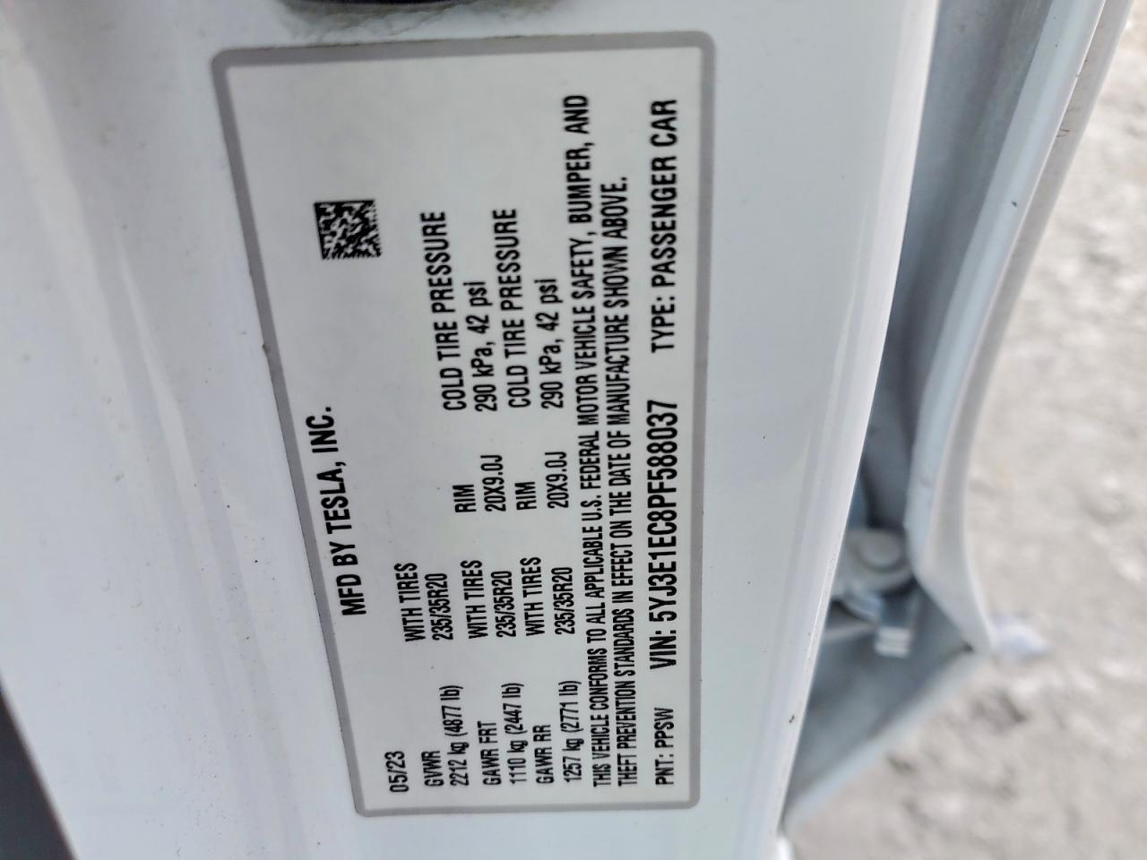2023 TESLA MODEL 3 photo 12