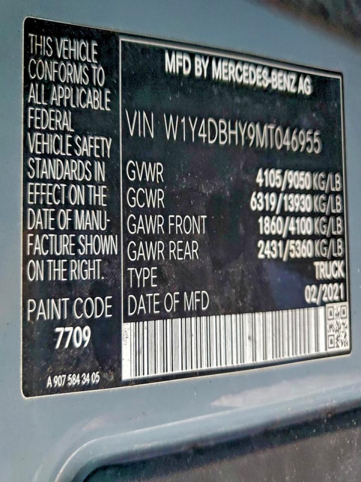 2021 MERCEDES BENZ SPRINTER UTILITY / SERVICE VAN photo 27