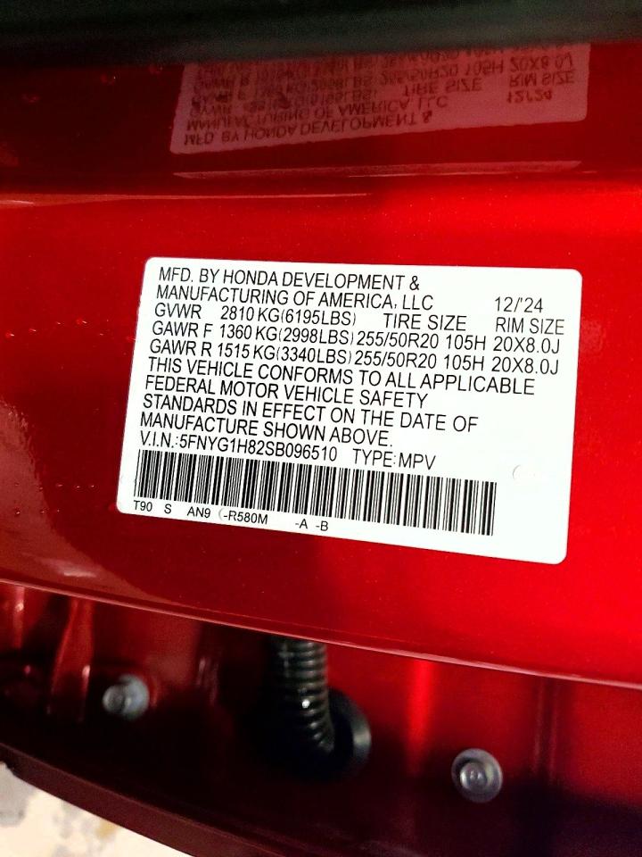 2025 HONDA PILOT ELITE photo 13