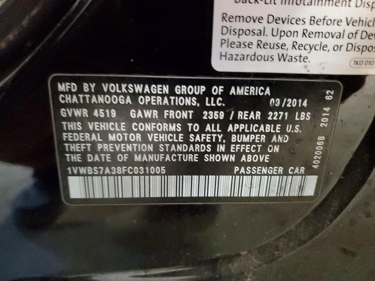2015 VOLKSWAGEN PASSAT SE photo 23