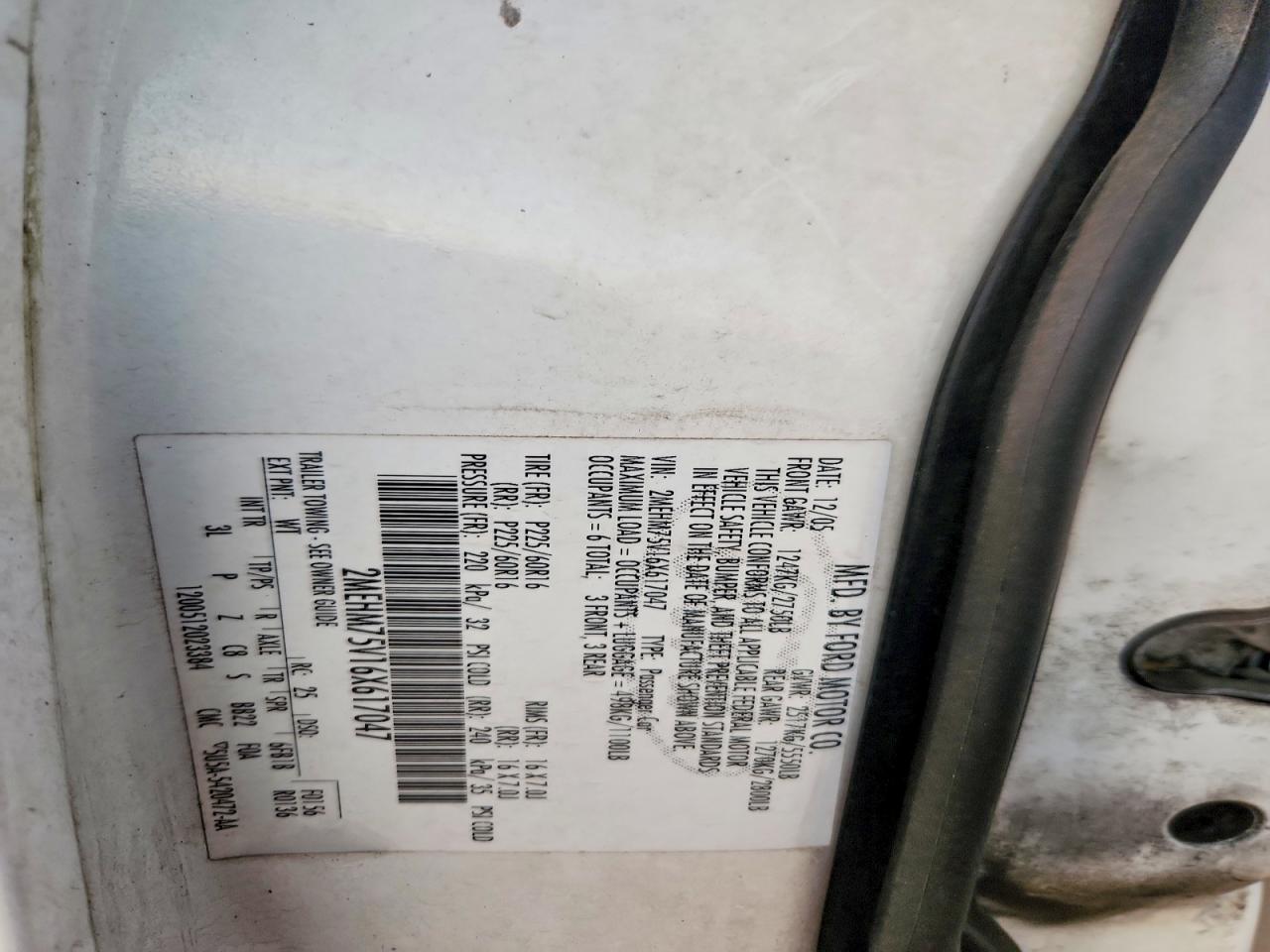 2006 MERCURY GRAND MARQUIS LS photo 12