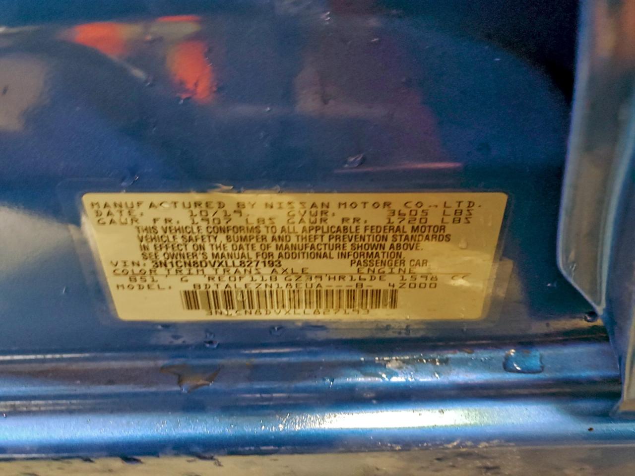 2020 NISSAN VERSA S photo 12
