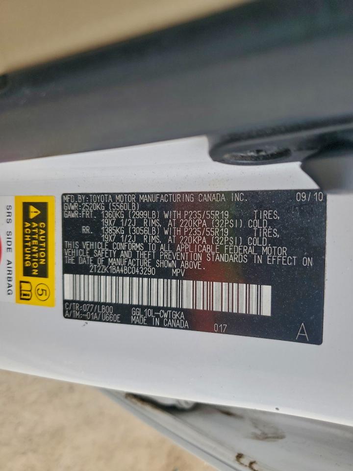 2011 LEXUS RX 350 photo 14
